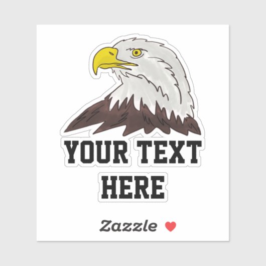 Aangepaste Amerikaanse logo vinylsticker Sticker (Vel)