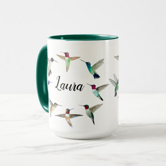 Aangepaste Amerikaanse Mok voor tweetonige Humming (Voorkant links)