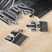 Aangepaste Amerikaanse motorfiets van de motorfiet Legpuzzel (Zijkant)