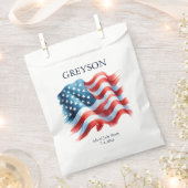 Aangepaste Amerikaanse vlag Bedankzakje (Geknipt)