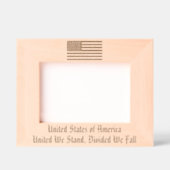 Aangepaste Amerikaanse vlag Gegraveerde Lijstjes (Voorkant)