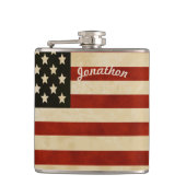 Aangepaste Amerikaanse vlag Heupfles (Voorkant)