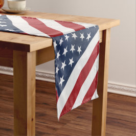 Aangepaste Amerikaanse vlag Korte Tafelloper