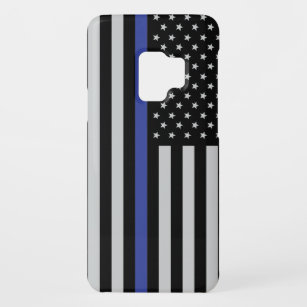 Aangepaste Amerikaanse vlag met Thin Blue Line Case-Mate Samsung Galaxy S9 Hoesje