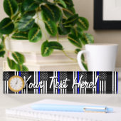 Aangepaste Amerikaanse vlag met Thin Blue Line Naambordje