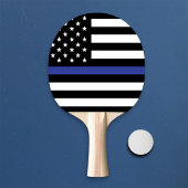Aangepaste Amerikaanse vlag met Thin Blue Line Tafeltennisbatje