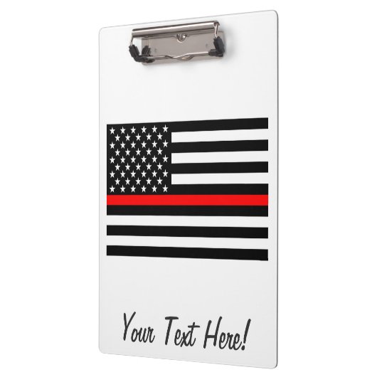 Aangepaste Amerikaanse vlag op de Thin Red Line Klembord (Links)