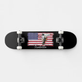 Aangepaste Amerikaanse vlag Persoonlijk Skateboard (Horizontaal)