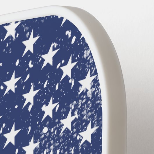 Aangepaste Amerikaanse vlag Pickleball Paddle (Links Detail)