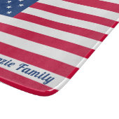 Aangepaste Amerikaanse vlag Snijplank (Hoek)