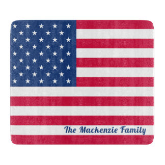 Aangepaste Amerikaanse vlag Snijplank
