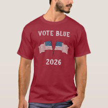 Aangepaste Amerikaanse vlag stem blauw