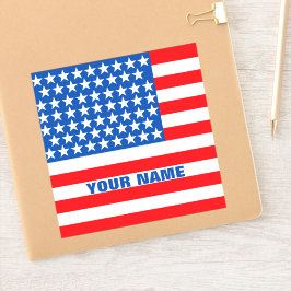Aangepaste Amerikaanse vlag Sticker