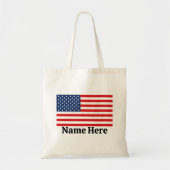 Aangepaste Amerikaanse vlag Tote Bag (Voorkant)