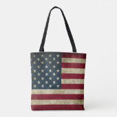 Aangepaste Amerikaanse vlag Tote Bag (Achterkant)