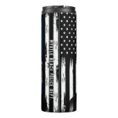 Aangepaste Amerikaanse vlag van de politie van Eag Thermosbeker (Achterkant)