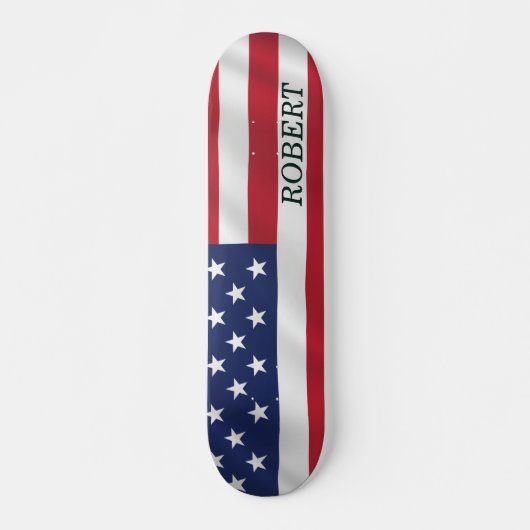 Aangepaste Amerikaanse vlag Verenigde Staten op 4  Persoonlijk Skateboard (Voorkant)