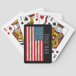 Aangepaste Amerikaanse vlagspelkaarten Pokerkaarten
