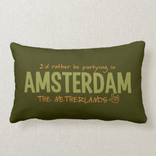 Aangepaste AMSTERDAM-kleurwerpkussen Kussen