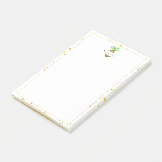 Aangepaste anananas post-it® notes (Schuin)