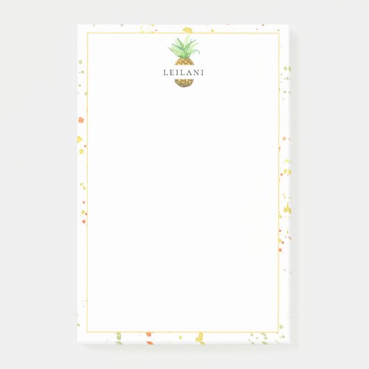 Aangepaste anananas post-it® notes (Voorkant)