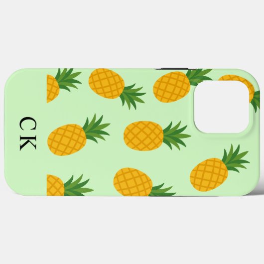 Aangepaste ananas Case-Mate iPhone hoes (Achterkant (horizontaal))