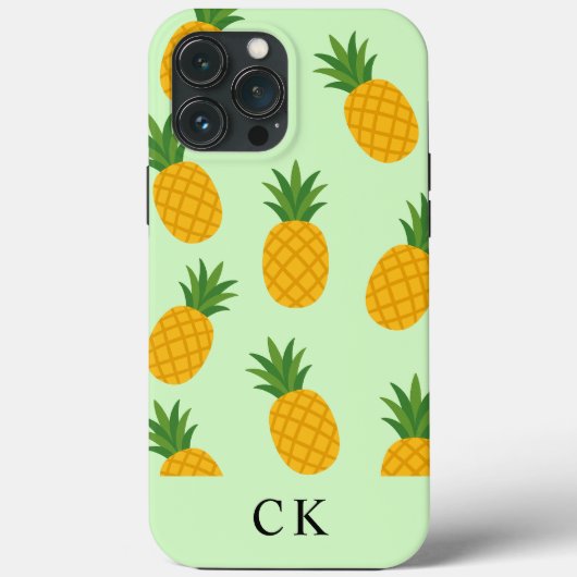 Aangepaste ananas Case-Mate iPhone hoes (Achterkant)