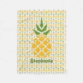 Aangepaste ananas fleece deken