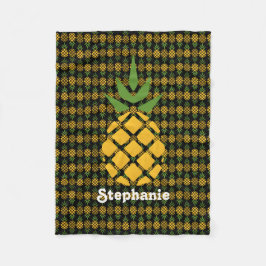 Aangepaste ananas fleece deken