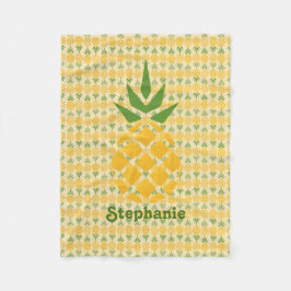 Aangepaste ananas fleece deken