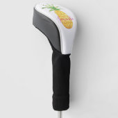 Aangepaste ananas golfheadcover (Schuin)