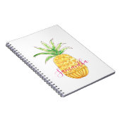 Aangepaste ananas notitieboek (Rechterzijde)