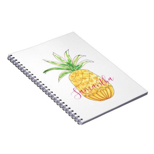Aangepaste ananas notitieboek (Rechterzijde)