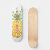 Aangepaste ananas persoonlijk skateboard (Voorkant)