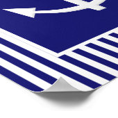 Aangepaste Anchor Banner Poster (Hoek)