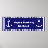 Aangepaste Anchor Banner Poster (Voorkant)