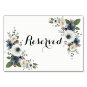 Aangepaste Anemone Boeket gereserveerde kaart (Achterkant)