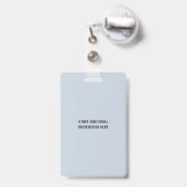 Aangepaste anesthesie Technicus Retro anesthesie Badge (Achterkant met intrekbare clip)