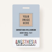 Aangepaste anesthesie Technicus Retro anesthesie Badge (Voorkant)