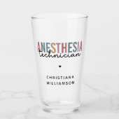 Aangepaste anesthesie Technicus Retro anesthesie Glas (Voorkant)