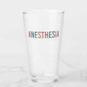 Aangepaste anesthesie Technicus Retro anesthesie Glas (Voorkant)