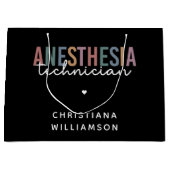 Aangepaste anesthesie Technicus Retro anesthesie Groot Cadeauzakje (Voorkant)