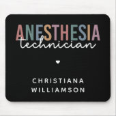 Aangepaste anesthesie Technicus Retro anesthesie Muismat (Voorkant)