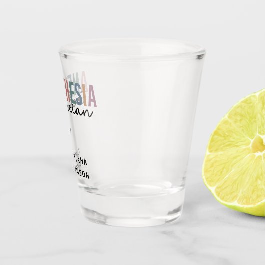 Aangepaste anesthesie Technicus Retro anesthesie Shot Glas (Rechts)