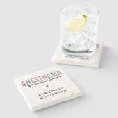 Aangepaste anesthesie Technicus Retro anesthesie Stenen Onderzetter (Zijkant)