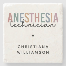 Aangepaste anesthesie Technicus Retro anesthesie Stenen Onderzetter