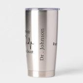 Aangepaste anesthesioloog Gepersonaliseerde anesth Geïsoleerde Drinkbeker (Links)