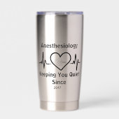 Aangepaste anesthesioloog Gepersonaliseerde anesth Geïsoleerde Drinkbeker (Voorkant)