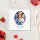 Aangepaste Angel Memorial Papieren servetten (Insitu)