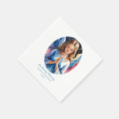 Aangepaste Angel Memorial Papieren servetten (Hoek)
